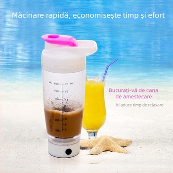 Cana electrică inteligentă pentru amestecare — portabilă, pentru cafea și shake proteic