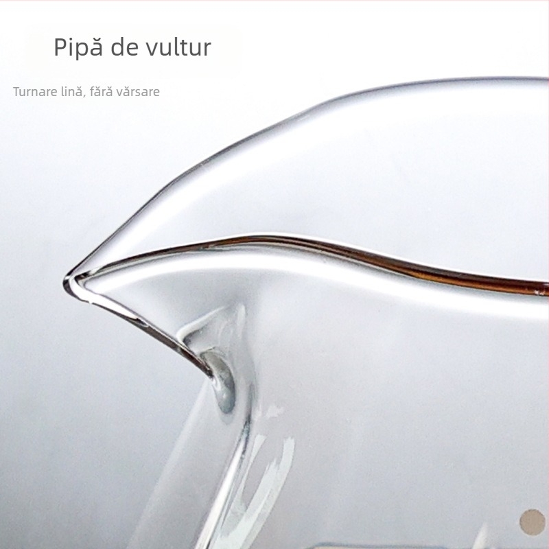 Cană de cafea pentru turnare, cu design în formă de nor, cană de împărțire, sticlă rezistentă la căldură cu scară de măsurare, ceașcă de măsurare, stil ușor luxos