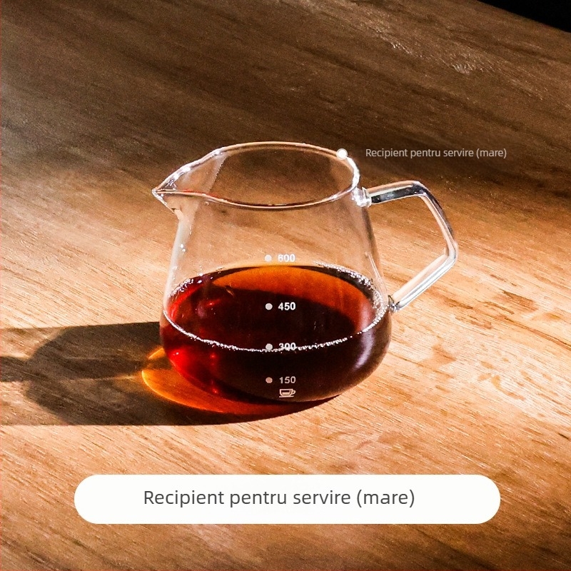 Cană de cafea pentru turnare, cu design în formă de nor, cană de împărțire, sticlă rezistentă la căldură cu scară de măsurare, ceașcă de măsurare, stil ușor luxos