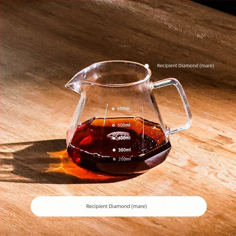 Cană de cafea pentru turnare, cu design în formă de nor, cană de împărțire, sticlă rezistentă la căldură cu scară de măsurare, ceașcă de măsurare, stil ușor luxos