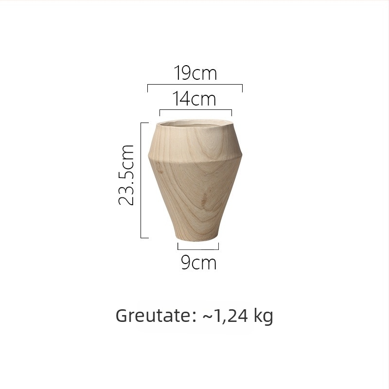 Ghiveci ceramic în stil nordic, textură de paie, pentru plante de interior (succulente, pothos, orhidee)