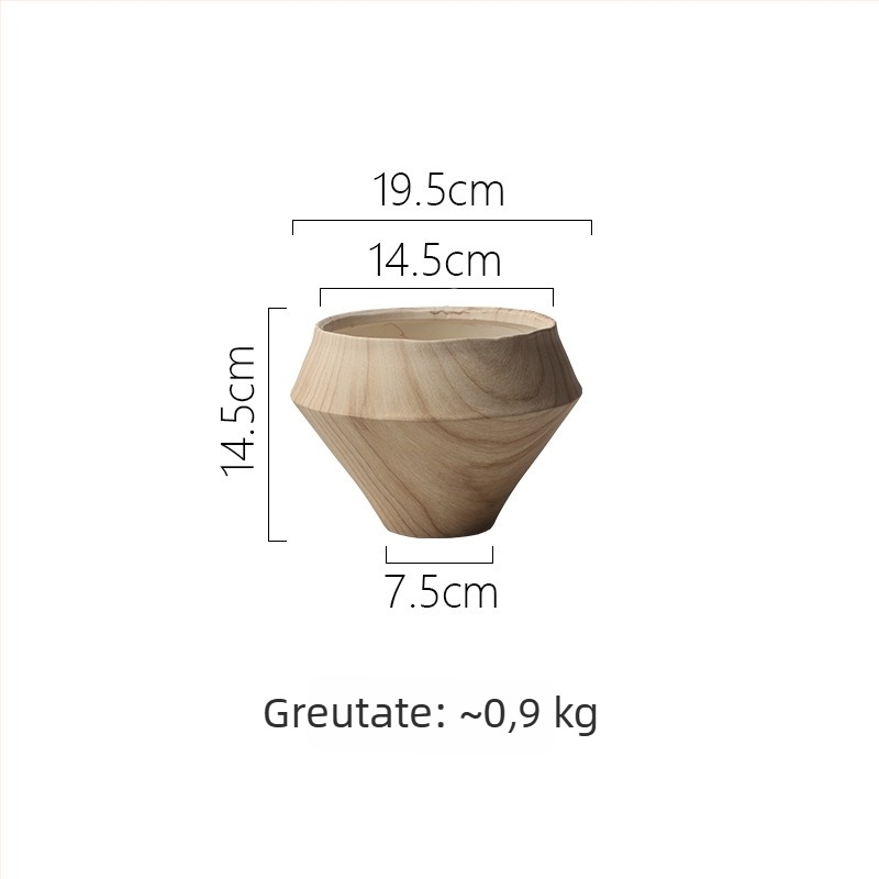Ghiveci ceramic în stil nordic, textură de paie, pentru plante de interior (succulente, pothos, orhidee)