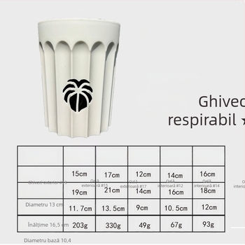 Ghiveci pentru orhidee îmbunătățit, cu coloană de aer pentru controlul rădăcinilor, set de ghivece, respirabil și permeabil la apă, pentru Phalaenopsis