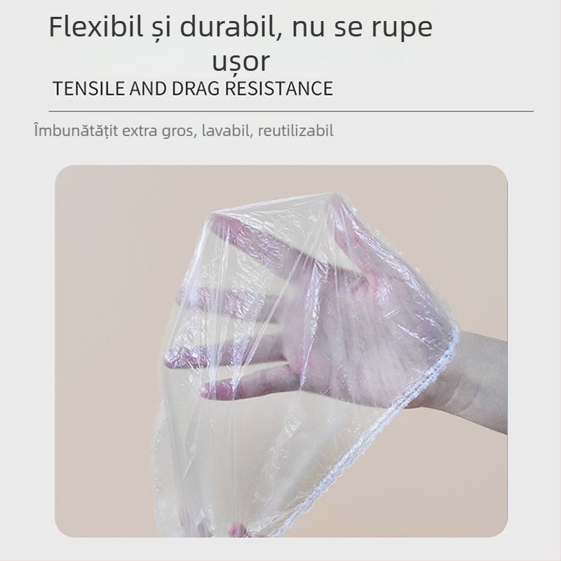 Capac de folie alimentară de unică folosință, pentru bucătărie și frigider, acoperire pentru resturi în boluri și farfurii, cu deschidere elastică, en gros