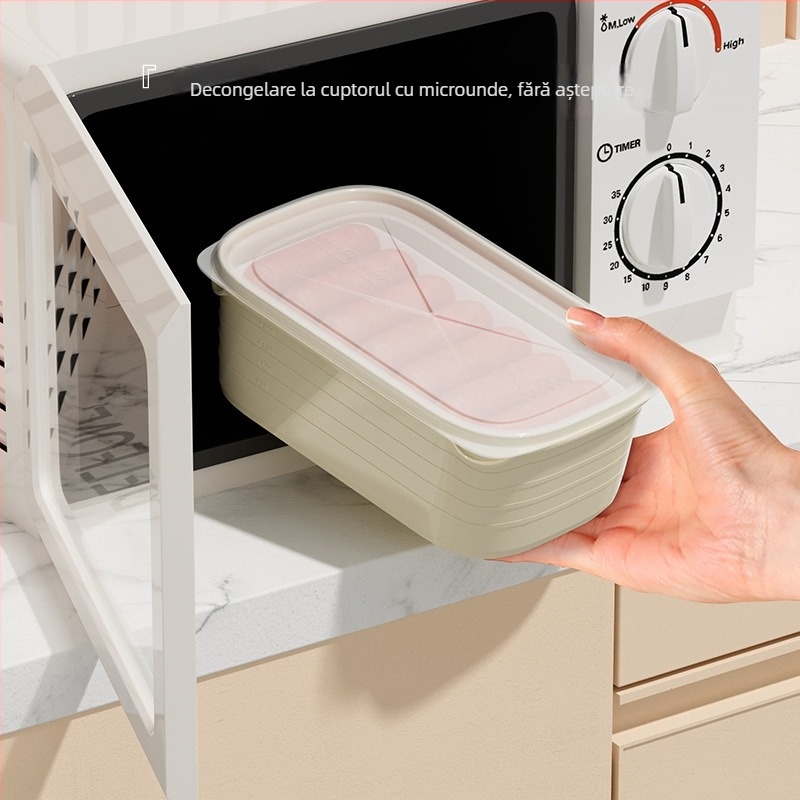 Set de depozitare sigilat pentru frigider, compatibil cu microunde, plastic alimentar, cutii dreptunghiulare de prânz pentru copii