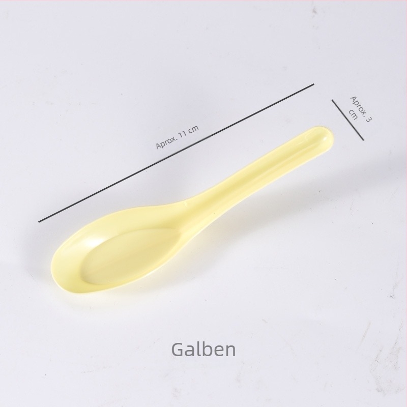 Lingură de supă din plastic, de unică folosință, transparentă, pentru uz casnic și comercial, potrivită pentru take-away/fast-food