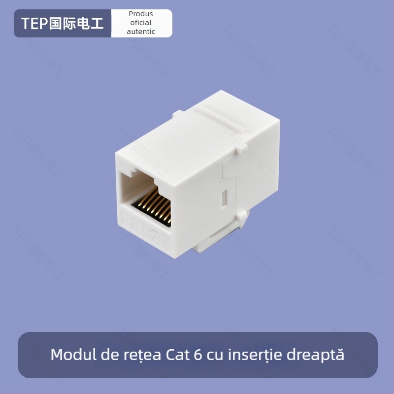 TEP Panou de perete Cat6/Cat7 Ethernet – pentru casă și sălile de conferințe