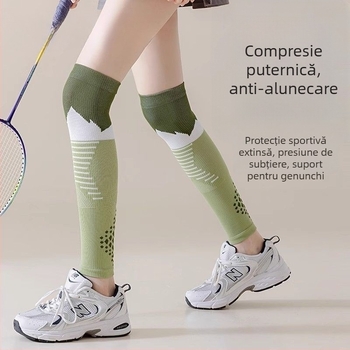 Protecții pentru gambă și genunchi pentru drumeții montane și ciclism, șosete funcționale pentru gambă, unisex