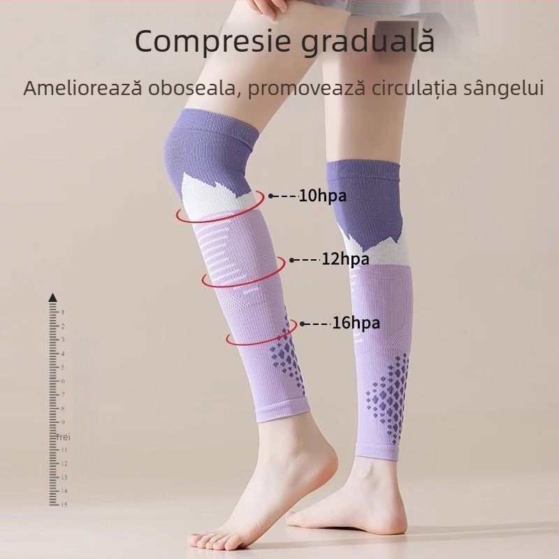 Protecții pentru gambă și genunchi pentru drumeții montane și ciclism, șosete funcționale pentru gambă, unisex