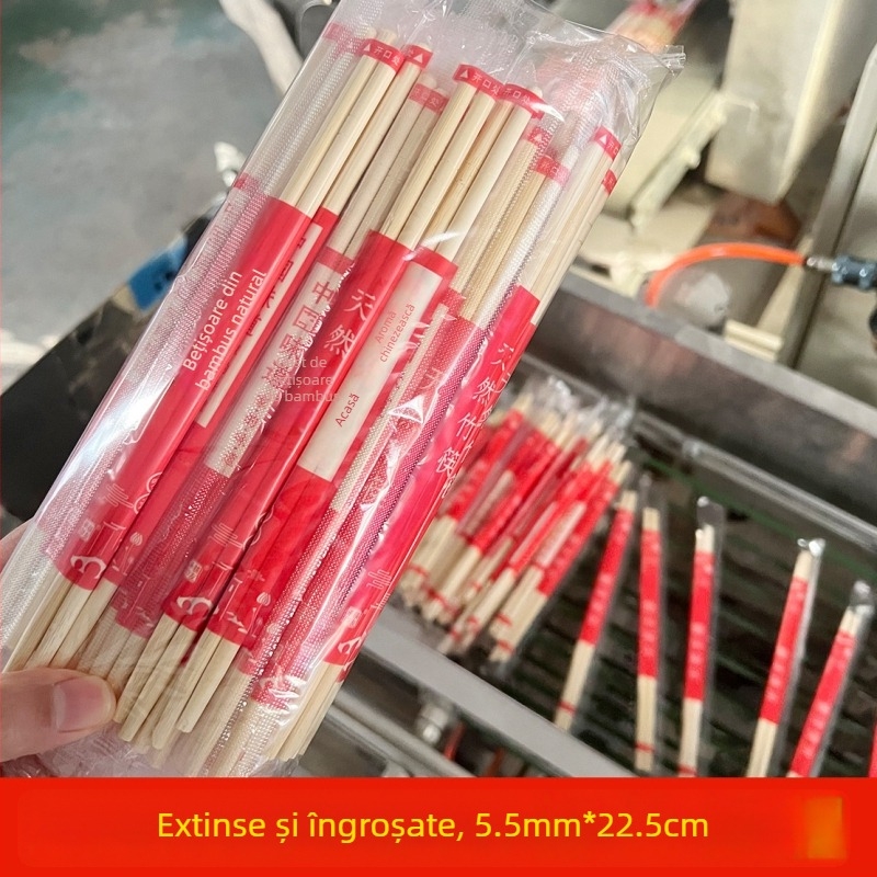Bețișoare de unică folosință, ambalate individual, de calitate alimentară, pentru restaurante, pentru takeout și uz casnic, 50 perechi
