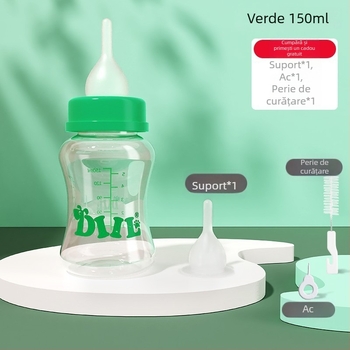 Biberon pentru animale de companie nou-născute, potrivit pentru cățeluși și pisicuțe, cu tetină de hrănire
