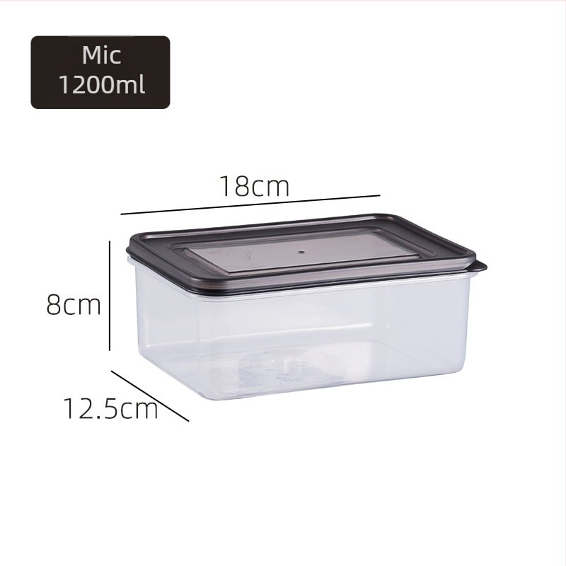Set de recipiente pentru păstrarea alimentelor, transparente, cu capacitate mare, compatibile cu cuptorul cu microunde, frigider și congelator
