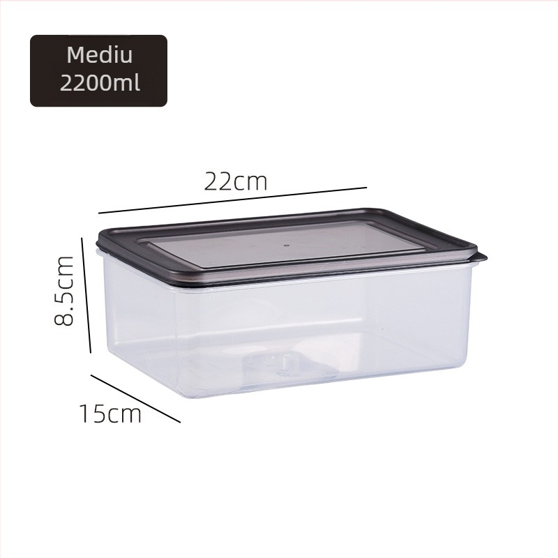 Set de recipiente pentru păstrarea alimentelor, transparente, cu capacitate mare, compatibile cu cuptorul cu microunde, frigider și congelator
