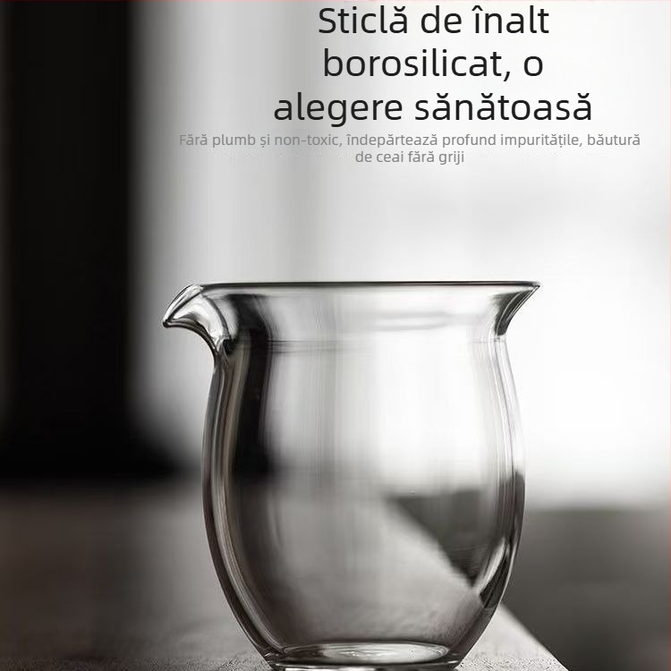 Divizor de ceai din sticlă, stil japonez, îngroșat, rezistent la temperaturi înalte, lucrat manual, accesoriu de ceai de înaltă calitate