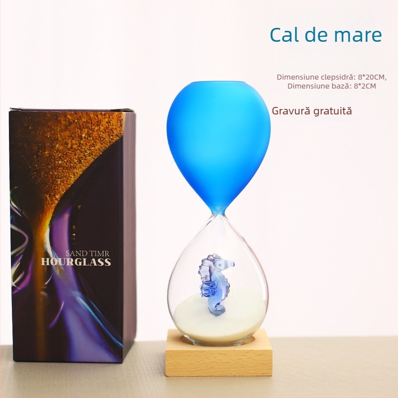 Clepsidră decorativă personalizată – cadou pentru Ziua Copilului, ziua de naștere, Qixi și Ziua Îndrăgostiților