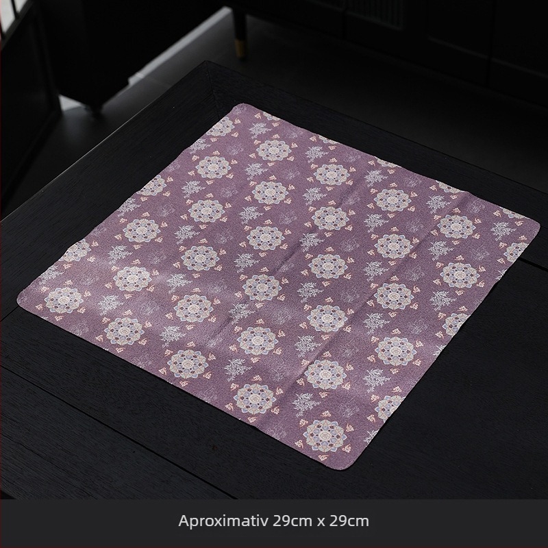 Prosop de ceai din velur, material pentru ceai, covoraș absorbant pentru ceai și răsătură de masă, accesorii pentru set de ceai