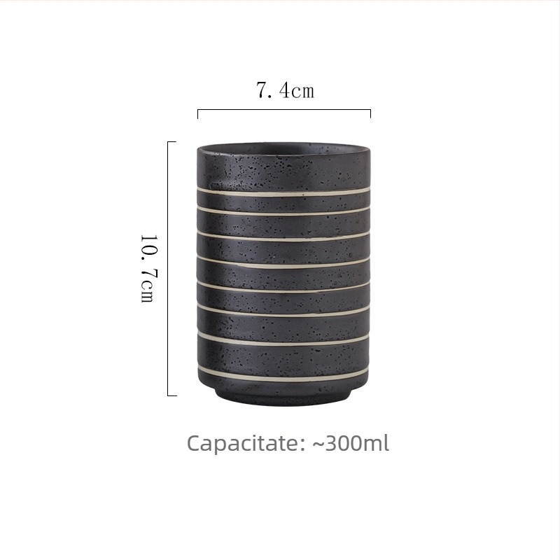 Ceașcă de ceai din porțelan în stil japonez, cupă pentru sushi, mică ceașcă retro de ceai, ceașcă de birou pentru ceai, ceașcă de supă