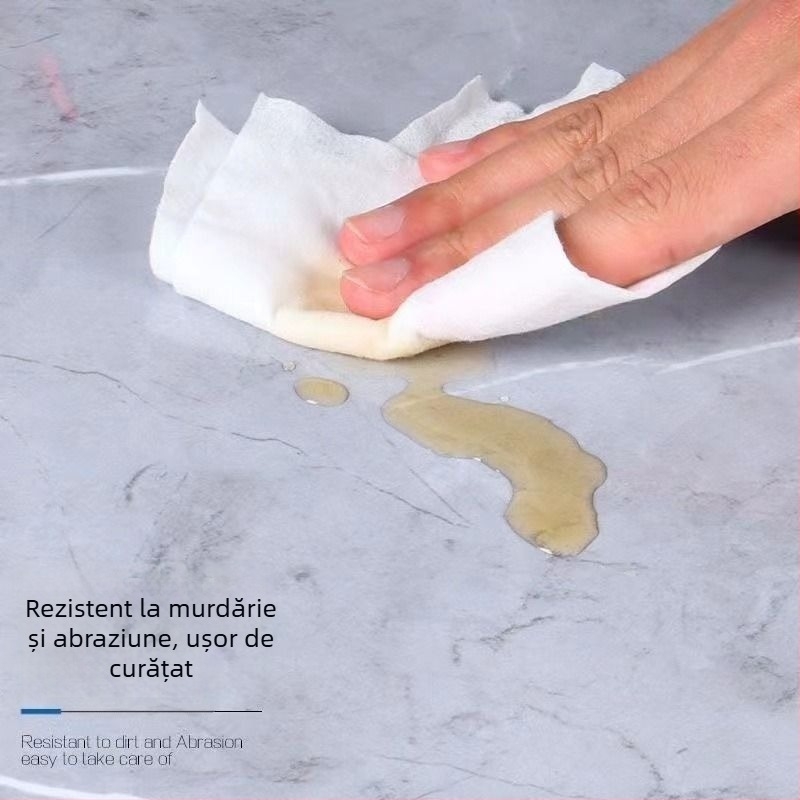 Autocolante PVC autoadezive cu aspect de plăci pentru pereții bucătăriei; rezistente la apă și umiditate, decor de perete care acoperă imperfecțiunile.