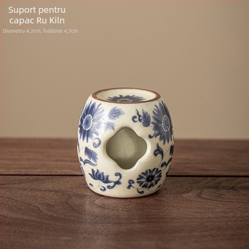 Suport ceramic pentru capacul ceainicului, suport pentru capacul vasului de ceai, accesorii set ceai, decor Tea Pet