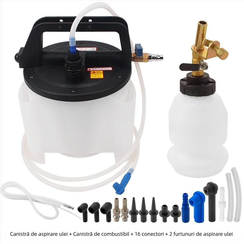 Unealtă pentru înlocuirea lichidului de frână și mașină pneumatică, capacitate 2 L, pentru reparații auto