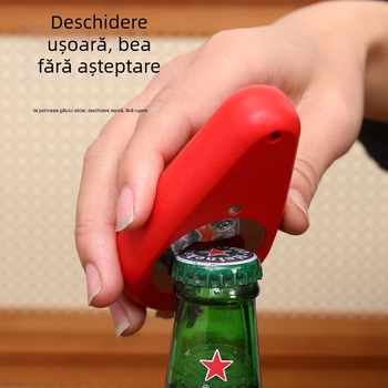 Deschizător de sticle din lemn, în formă de picătură de apă, design minimalist, magnetic
