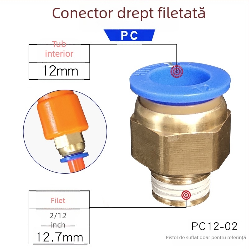 Cap de pistol de aer cu presiune înaltă pentru suflarea prafului, unealtă pneumatică de îndepărtare a prafului, cu compresor de aer și furtun de aer