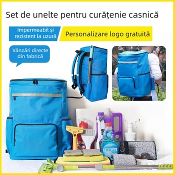 Anxinjie Kit de unelte pentru curățenie pentru casă — rucsac impermeabil cu spațiu mare de depozitare