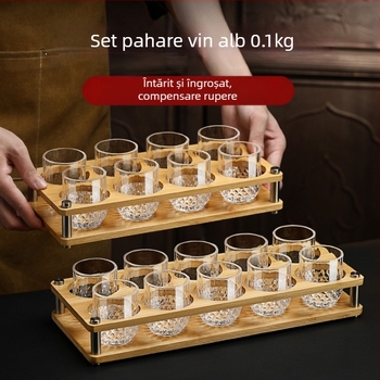 Set de pahare pentru băuturi spirtoase, sticlă de înaltă calitate, uz casnic, 100 ml