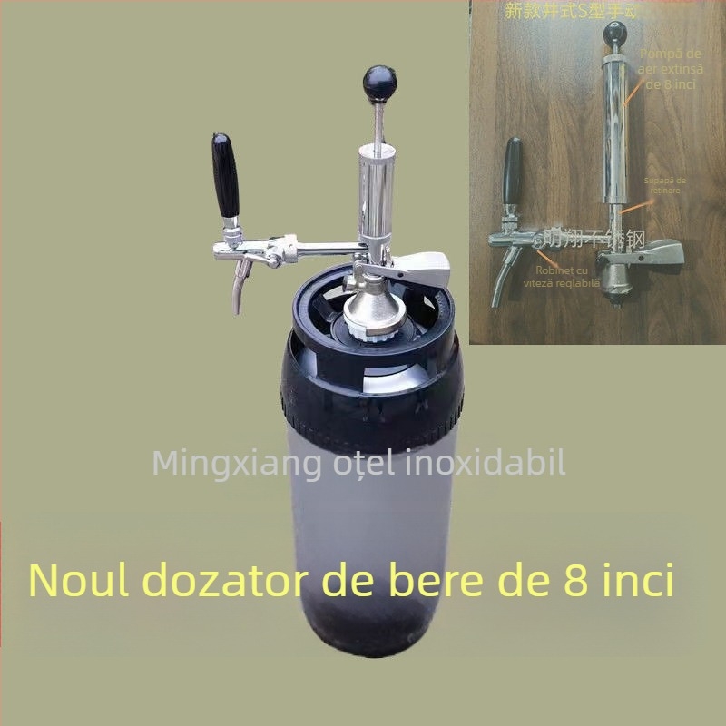 Dispenser portabil extern pentru bere la butoi, pentru bere artizanală