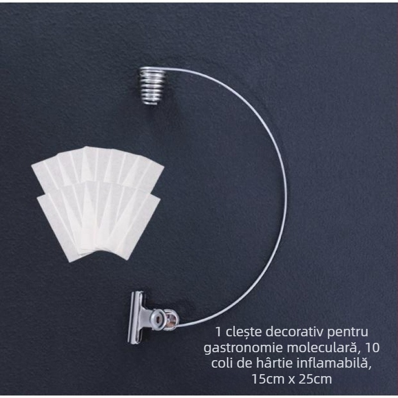 Pahar de cocktail din cristal cu flacără roz, 1000 ml+, pentru gastronomie moleculară