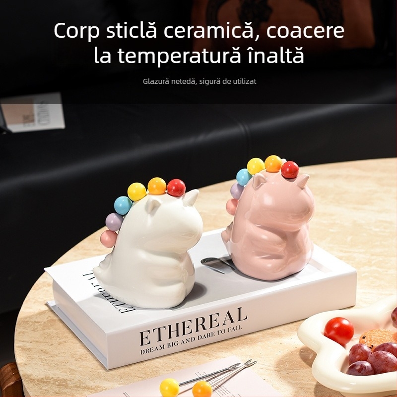 Set de furculițe pentru fructe din oțel inoxidabil, pentru uz casnic, aspect elegant, stil drăguț, furculițe de desert pentru servire