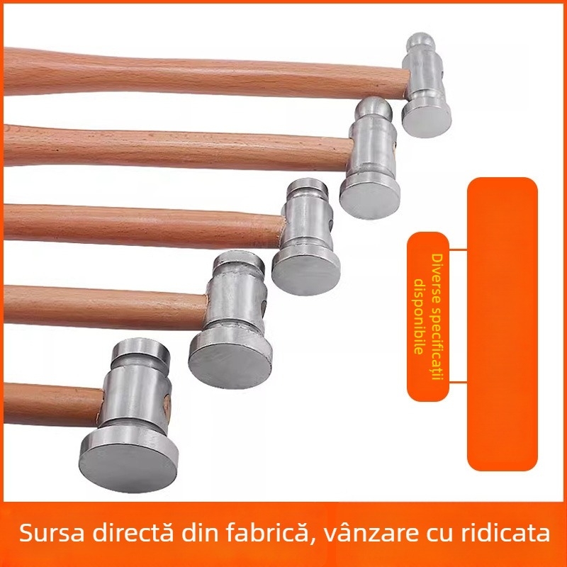 Ciocan mic de fier – Ciocan pătrat pentru prelucrare metalică și finisare bijuterii din aur și argint