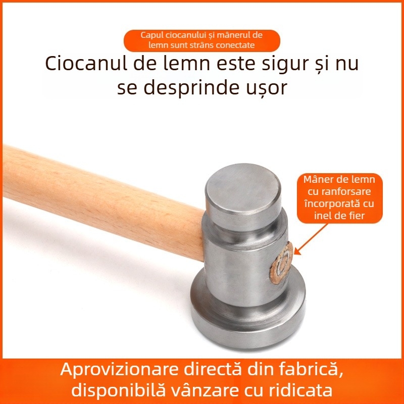Ciocan mic de fier – Ciocan pătrat pentru prelucrare metalică și finisare bijuterii din aur și argint