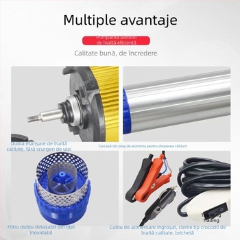 Pompa electrică pentru vin, pentru uz casnic, 12V, oțel inoxidabil, complet automat