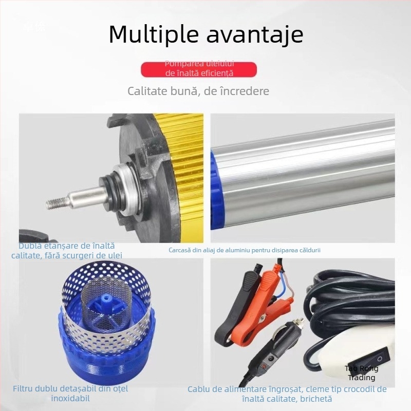 Pompa electrică pentru vin, pentru uz casnic, 12V, oțel inoxidabil, complet automat