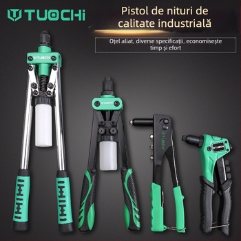 Pistol manual de nituri pentru uz casnic, dispozitiv mic de nituri, calitate industrială, economisire de efort