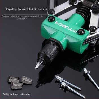 Pistol manual de nituri pentru uz casnic, dispozitiv mic de nituri, calitate industrială, economisire de efort