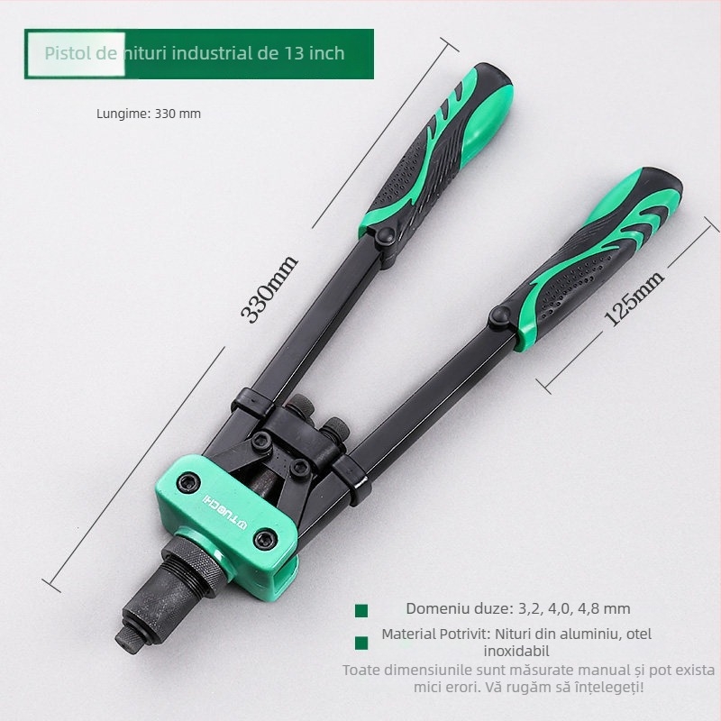 Pistol manual de nituri pentru uz casnic, dispozitiv mic de nituri, calitate industrială, economisire de efort