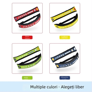 Centură de salvare gonflabilă de lux pentru adulți, cu flotabilitate înaltă, portabilă pentru pescuit și navigație