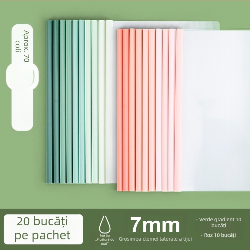 Dosar A4 cu arc de suspensie, inserții transparente, capacitate mare pentru documente, rechizite de birou