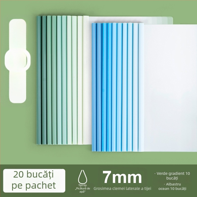 Dosar A4 cu arc de suspensie, inserții transparente, capacitate mare pentru documente, rechizite de birou