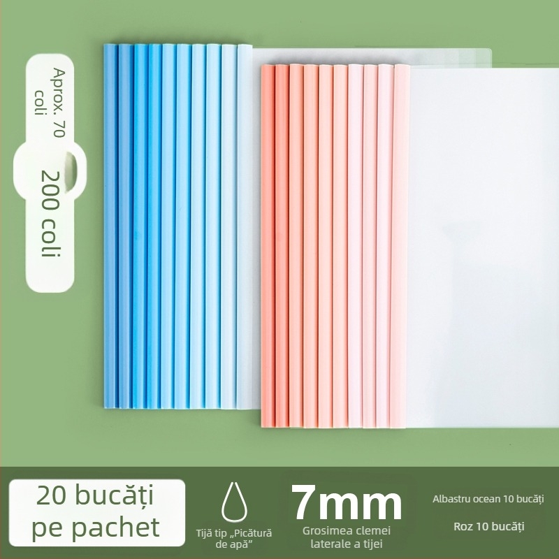 Dosar A4 cu arc de suspensie, inserții transparente, capacitate mare pentru documente, rechizite de birou