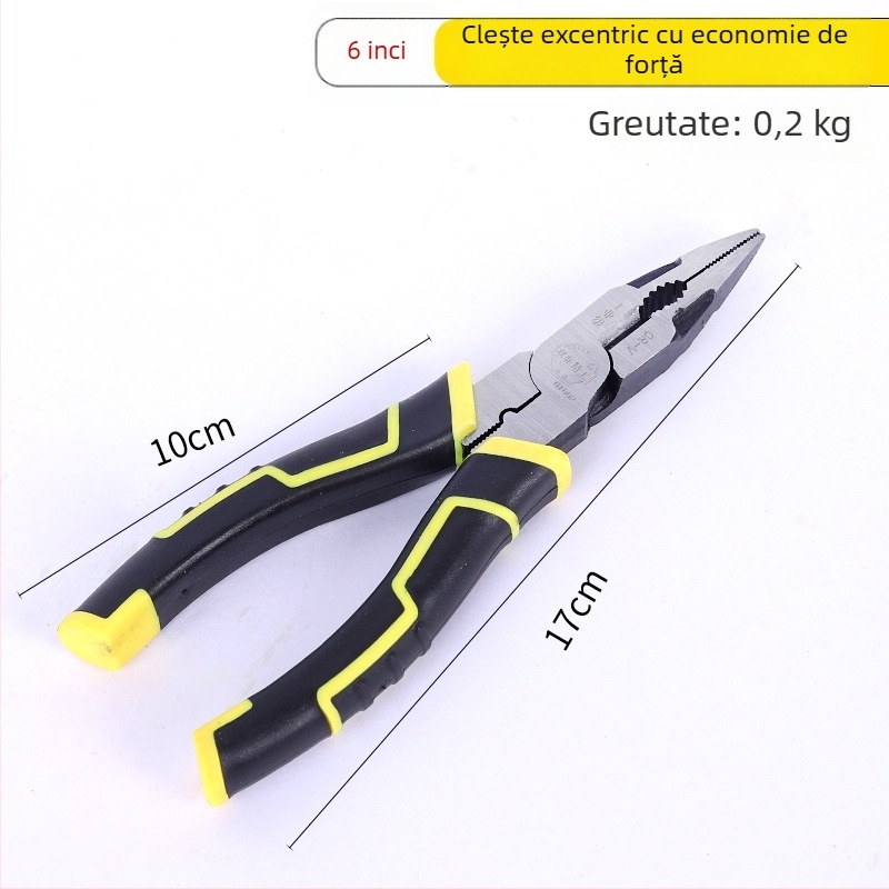 Clește multifuncțional pentru dezizolarea cablurilor, 9 inch; clește pentru cabluri, 8 inch; clește cu nas subțire; clește diagonal 6 inch; clește industrial cu mecanism de blocare