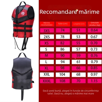 Vesta de salvare pentru copii, cu plutire mare, pentru barcă și snorkeling