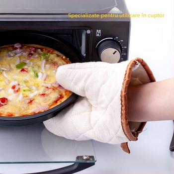 Mănuși termice pentru coacere și grătar, izolație groasă, bucătărie, cuptor și cuptor cu microunde