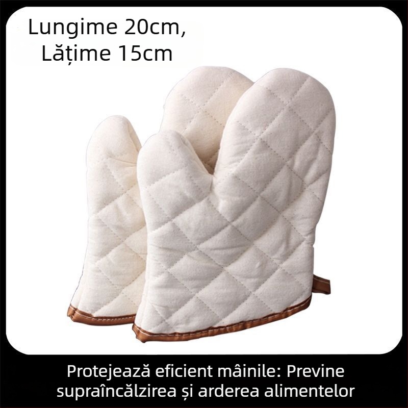 Mănuși termice pentru coacere și grătar, izolație groasă, bucătărie, cuptor și cuptor cu microunde