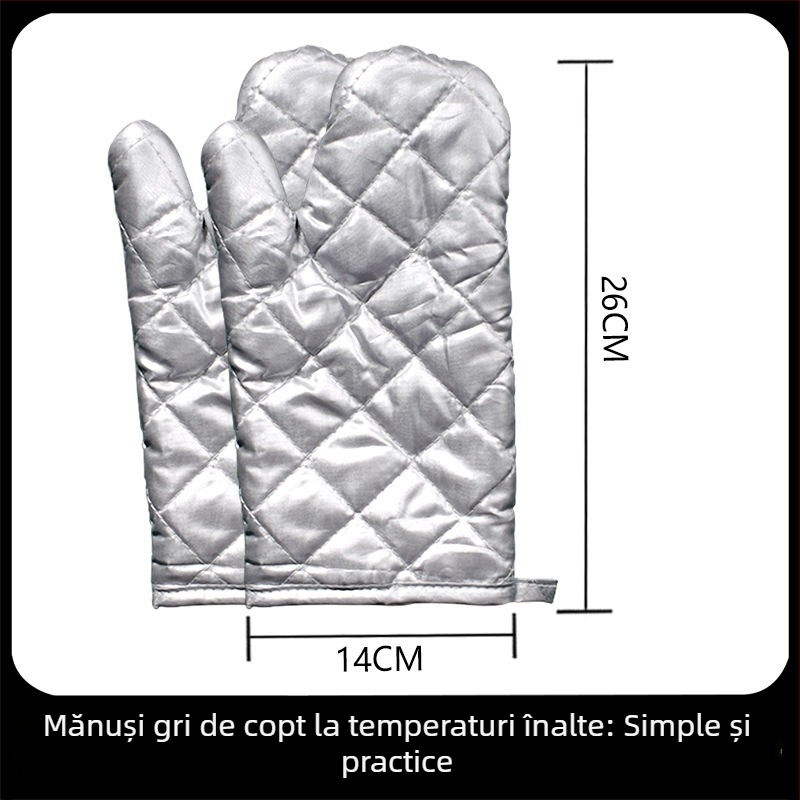 Mănuși termice pentru coacere și grătar, izolație groasă, bucătărie, cuptor și cuptor cu microunde