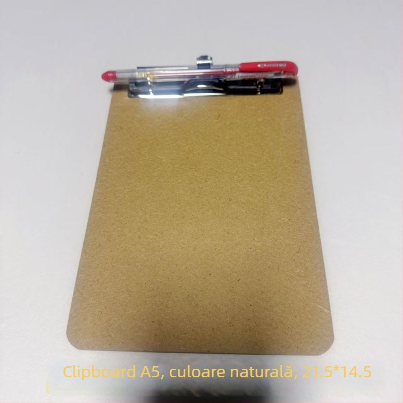 Clipboard din fibră, cu clips, placă de desen și dosar pentru documente