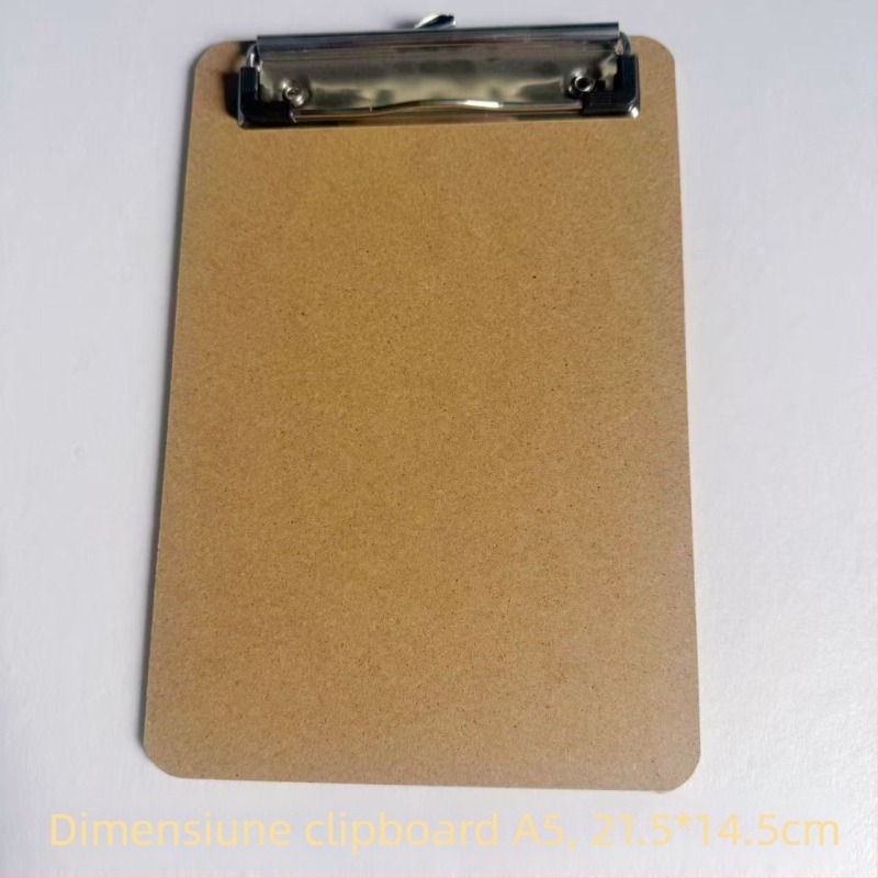 Clipboard din fibră, cu clips, placă de desen și dosar pentru documente