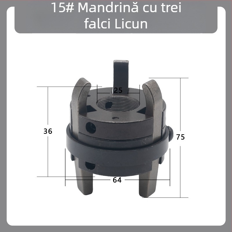 Accesorii pentru strung automat – inel pentru două sau trei fălci și suport pentru fălci, model 103278